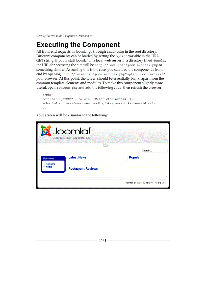 image for page Learning Joomla Extension Development