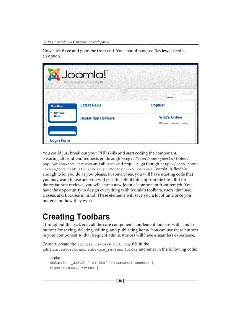 image for page Learning Joomla Extension Development