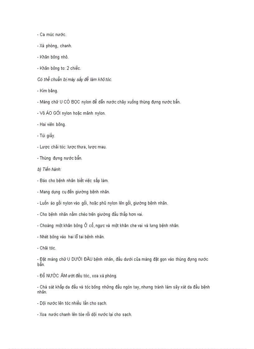 image for page Chăm sóc hàng ngày và vệ sinh cho bệnh nhân