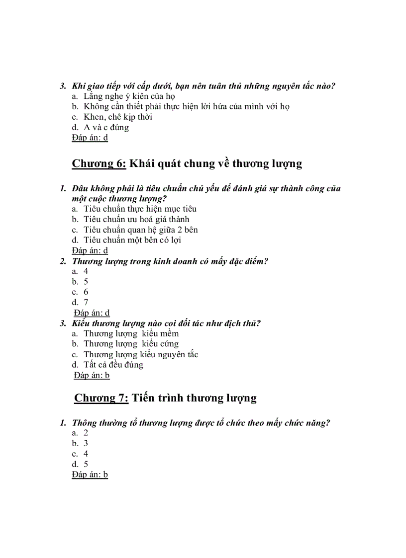 image for page Trắc nghiệm đáp án môn giao tiếp kinh doanh