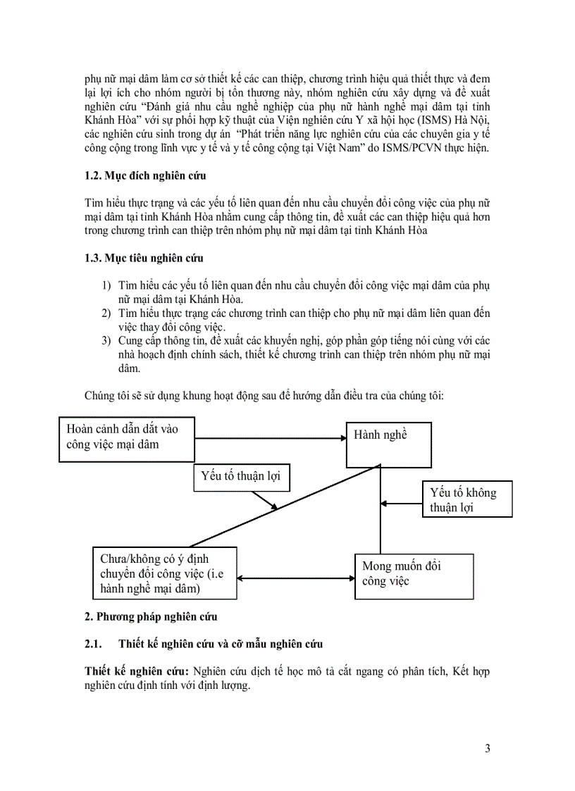 image for page Đánh giá nhu cầu chuyển đổi nghề của phụ nữ hành nghề mại dâm tại tỉnh Khánh Hoà 2010