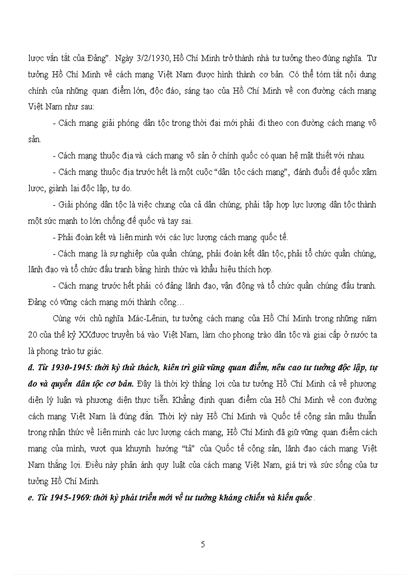 image for page Đề cương chi tiết ôn tập môn Tư tưởng Hồ Chí Minh giảng dạy tại các trường Đại học cao đẳng