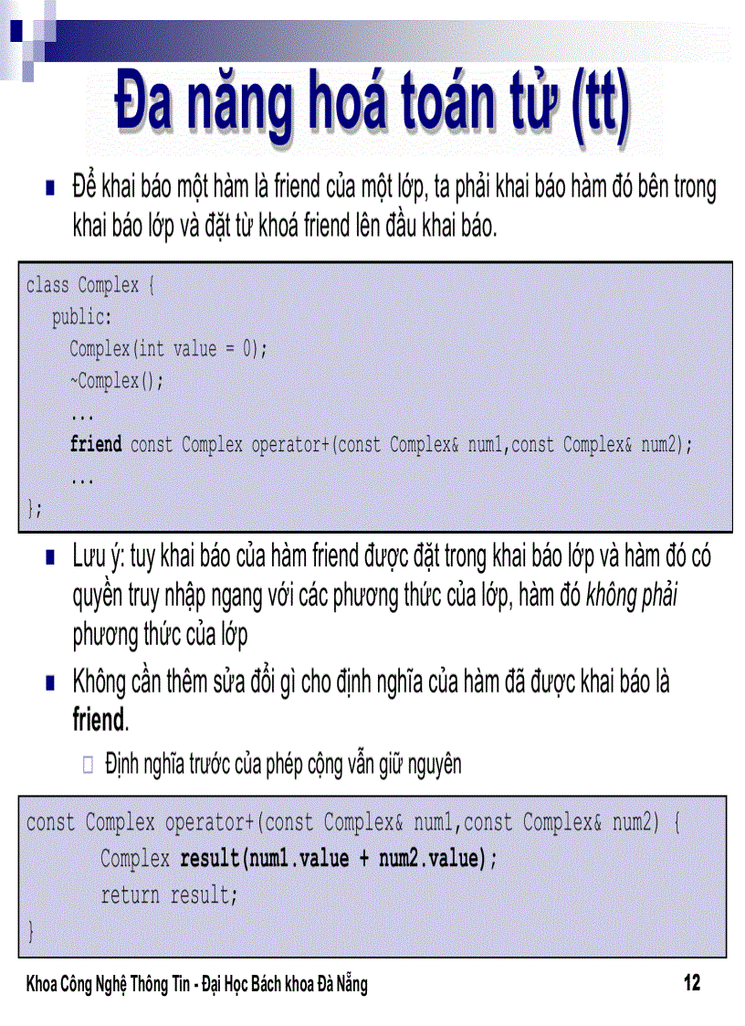 image for page Tài liệu lập trình hướng đối tượng Ths Lê Thị Mỹ Hạnh ĐH BK Đà Nẵng 1