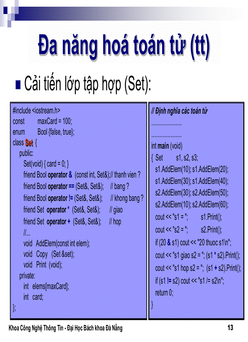 image for page Tài liệu lập trình hướng đối tượng Ths Lê Thị Mỹ Hạnh ĐH BK Đà Nẵng 1