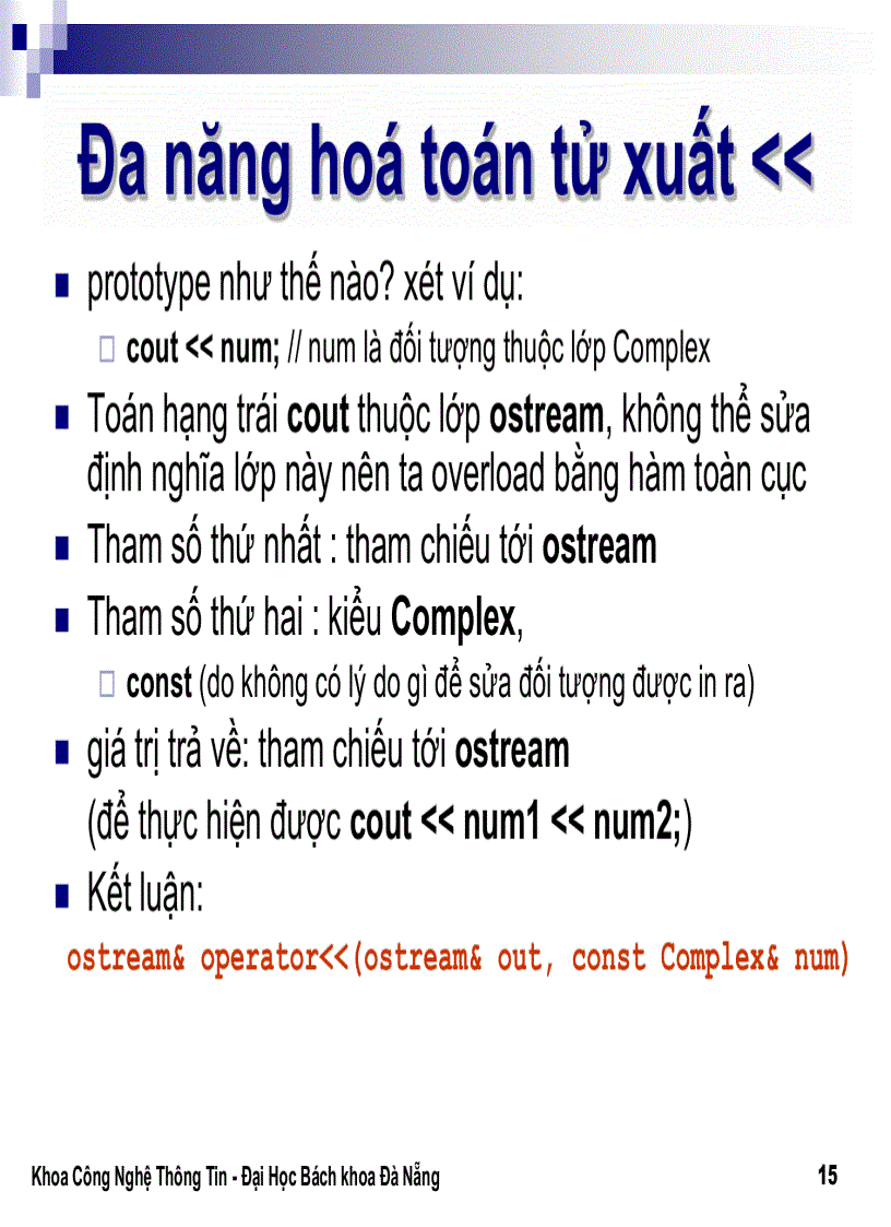 image for page Tài liệu lập trình hướng đối tượng Ths Lê Thị Mỹ Hạnh ĐH BK Đà Nẵng 1