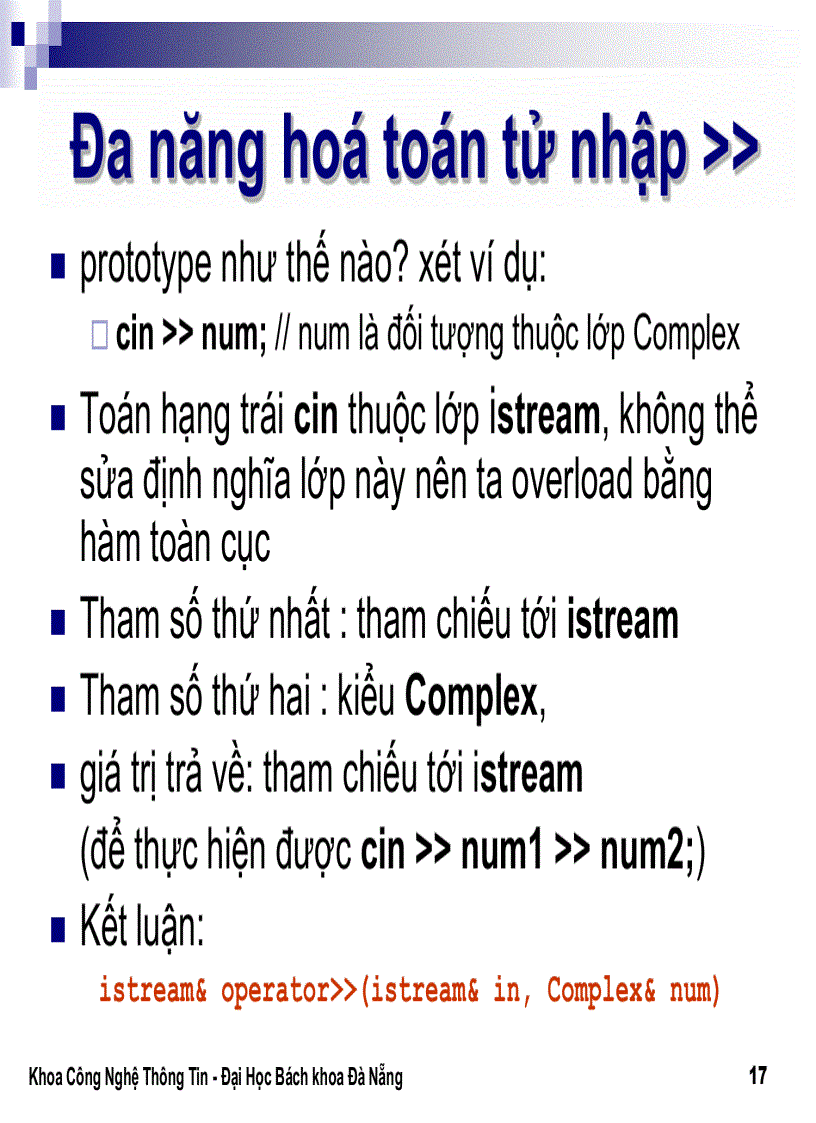 image for page Tài liệu lập trình hướng đối tượng Ths Lê Thị Mỹ Hạnh ĐH BK Đà Nẵng 1