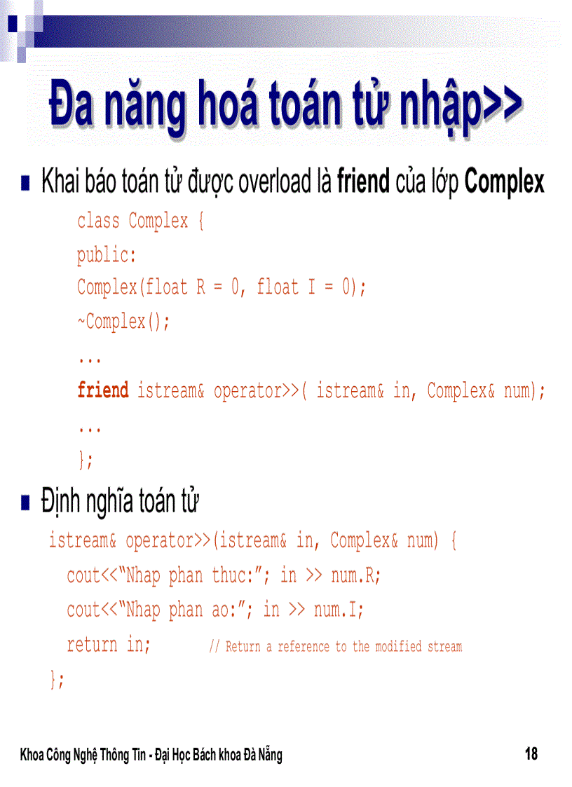 image for page Tài liệu lập trình hướng đối tượng Ths Lê Thị Mỹ Hạnh ĐH BK Đà Nẵng 1