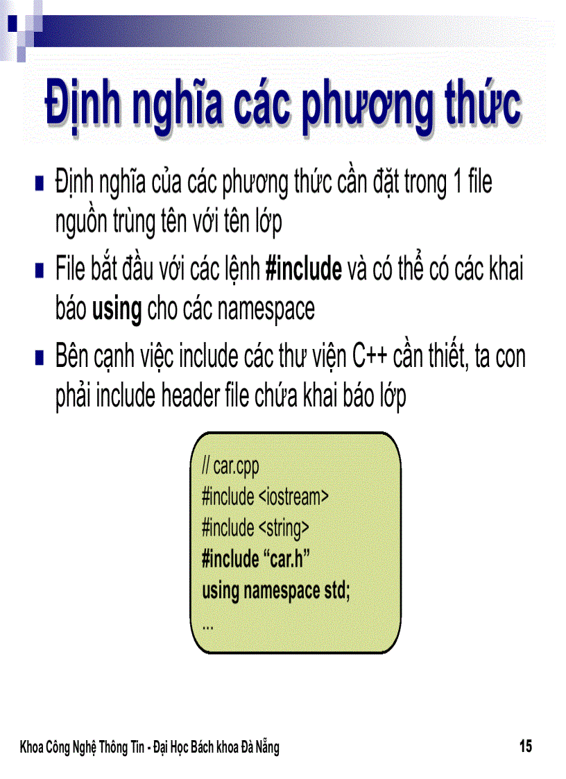 image for page Tài liệu lập trình hướng đối tượng Ths Lê Thị Mỹ Hạnh ĐH BK Đà Nẵng 2