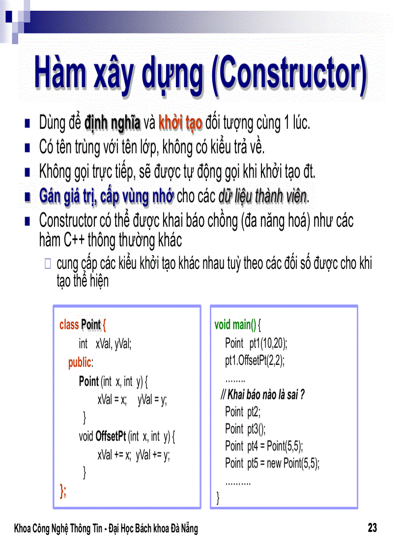 image for page Tài liệu lập trình hướng đối tượng Ths Lê Thị Mỹ Hạnh ĐH BK Đà Nẵng 2