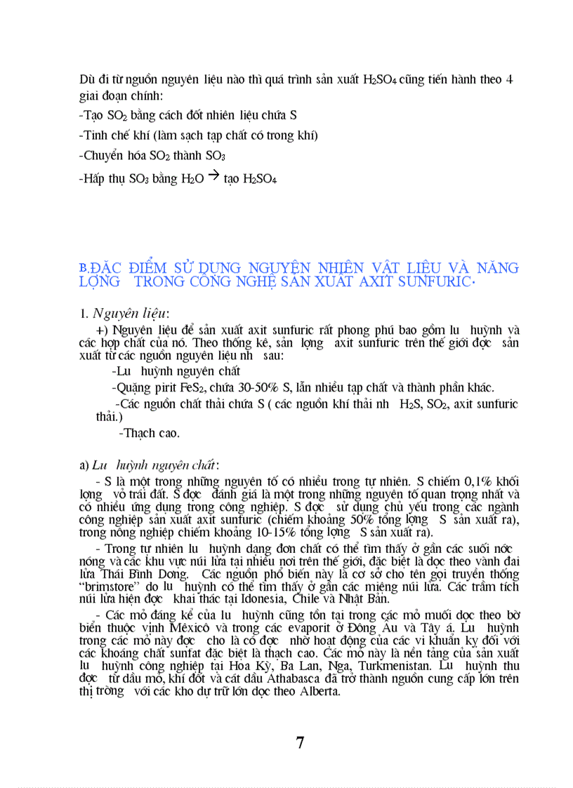 image for page Tìm hiểu về công nghệ sản xuất ãit sùnuric và các dòng thải đặc trưng