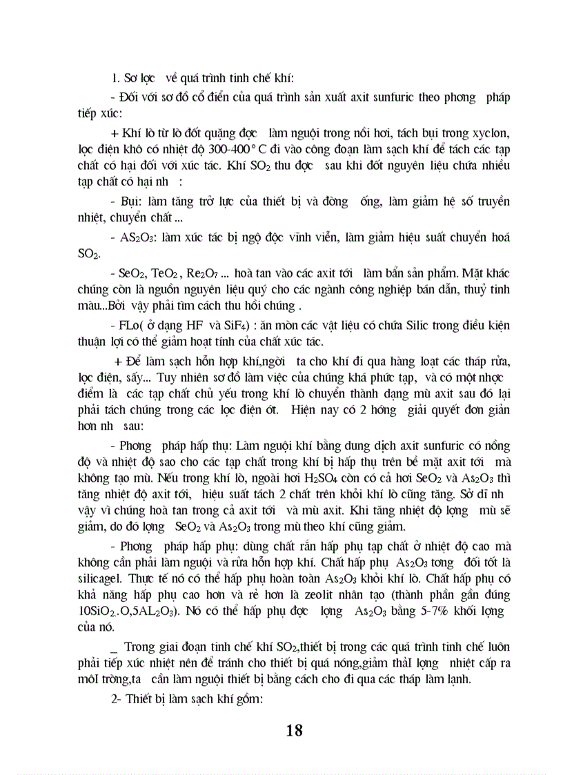 image for page Tìm hiểu về công nghệ sản xuất ãit sùnuric và các dòng thải đặc trưng