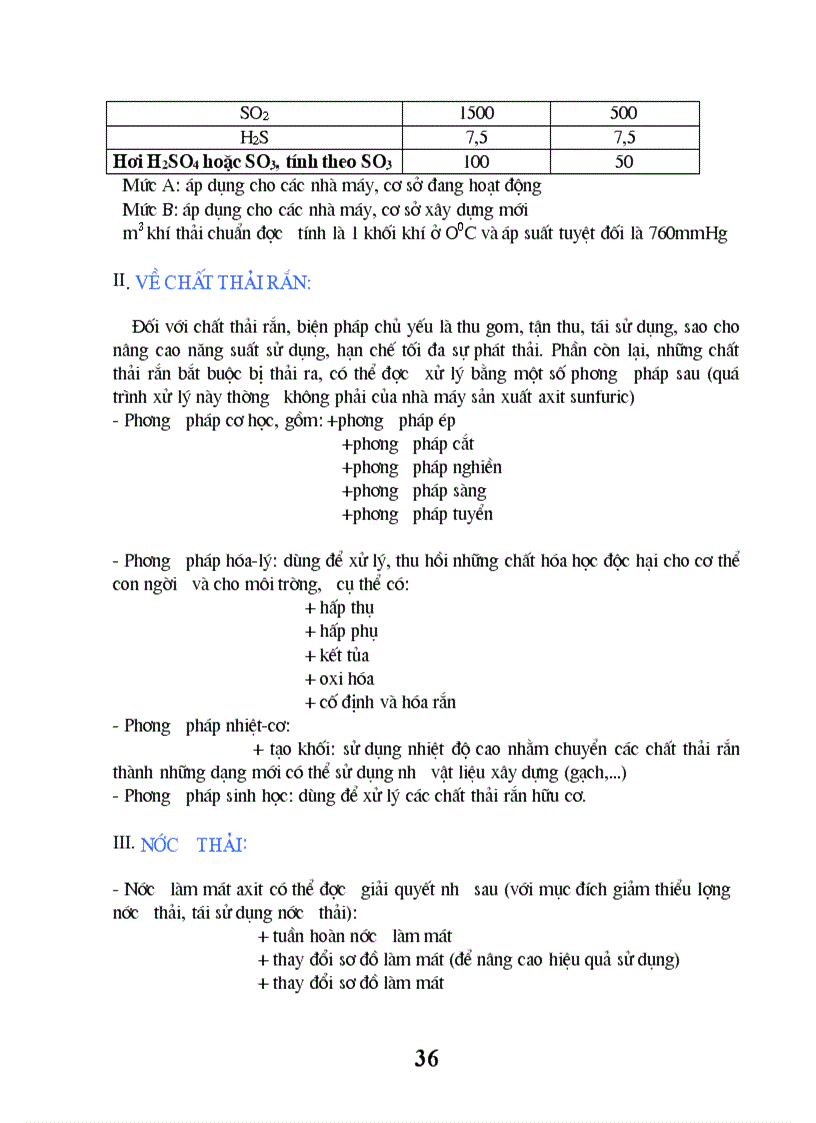 image for page Tìm hiểu về công nghệ sản xuất ãit sùnuric và các dòng thải đặc trưng