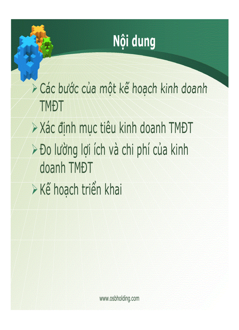 image for page Lập kế hoạch kinh doanh thương mại điện tử