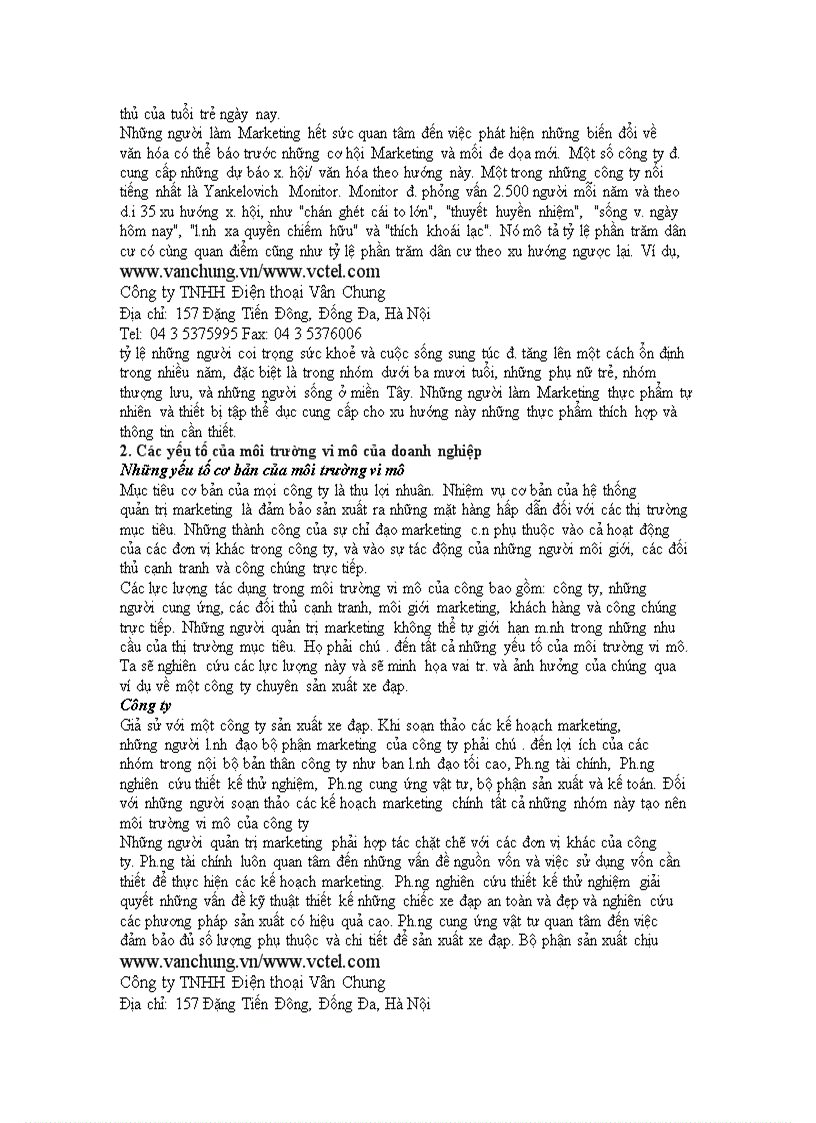 image for page Phân tích mội trường maketting