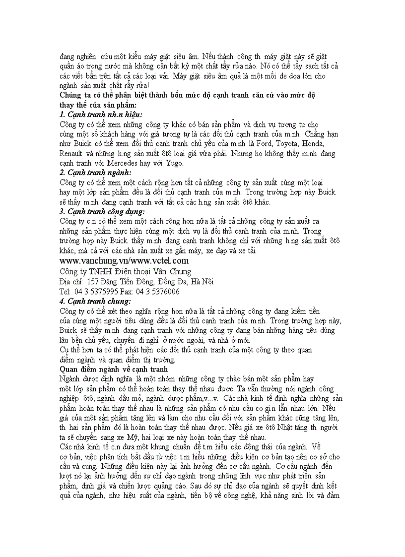 image for page Phâ ntich1 ngành và đối thủ cạnh tranh