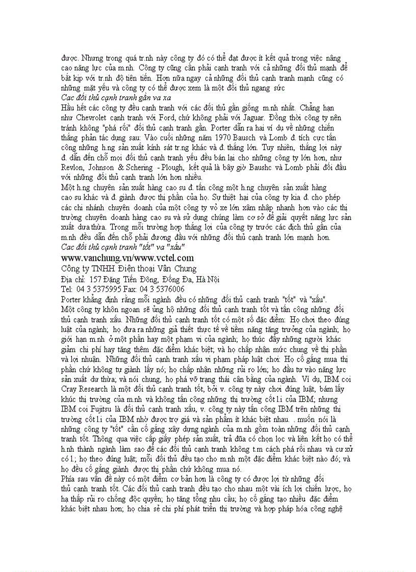 image for page Phâ ntich1 ngành và đối thủ cạnh tranh