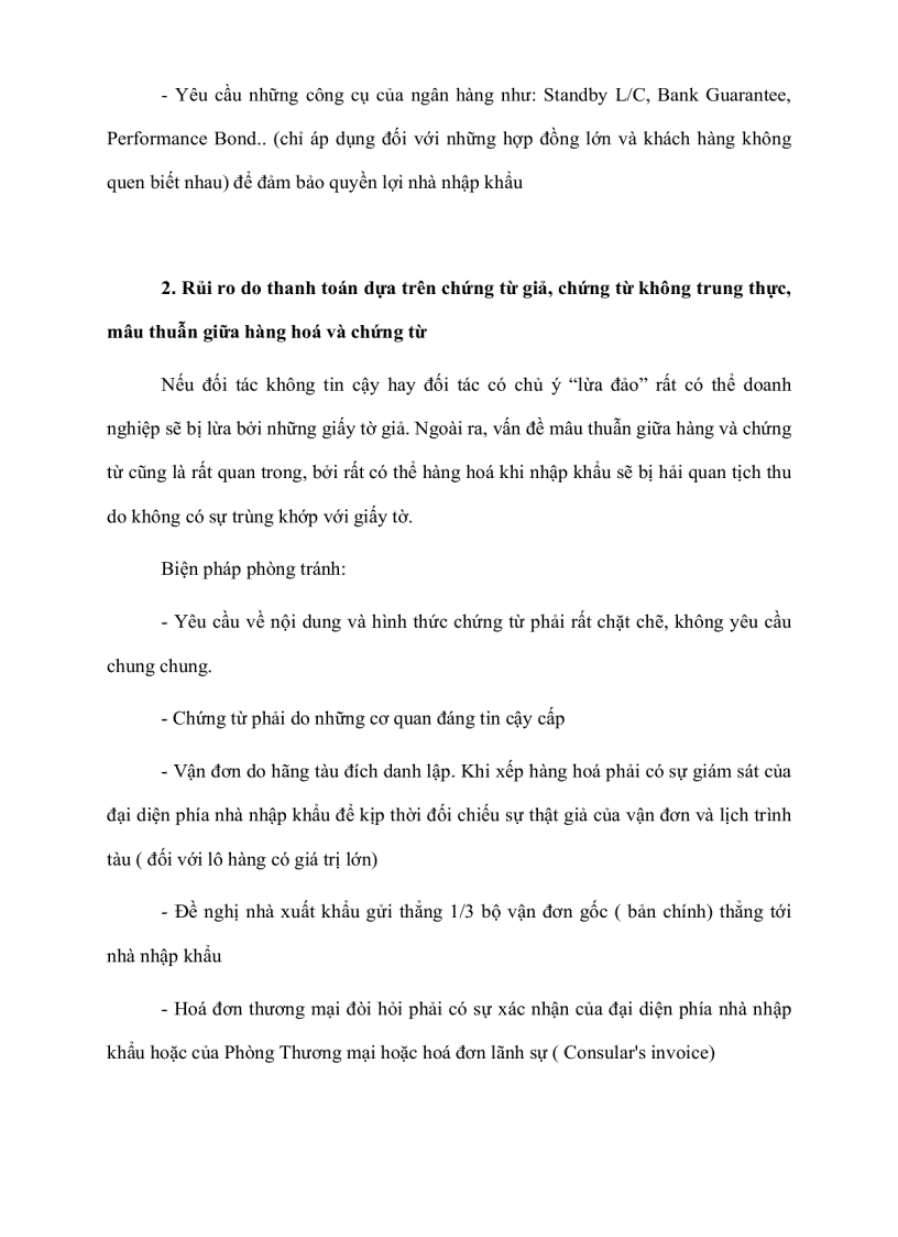 image for page Đừng để gặp phải rủi ro trong thanh toán theo L CTrong các cuộc giao thương