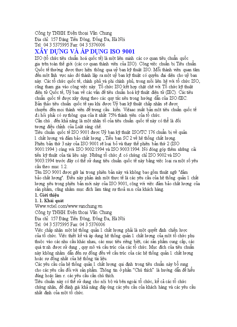 image for page Xây dựng và áp dụng ISO 9001