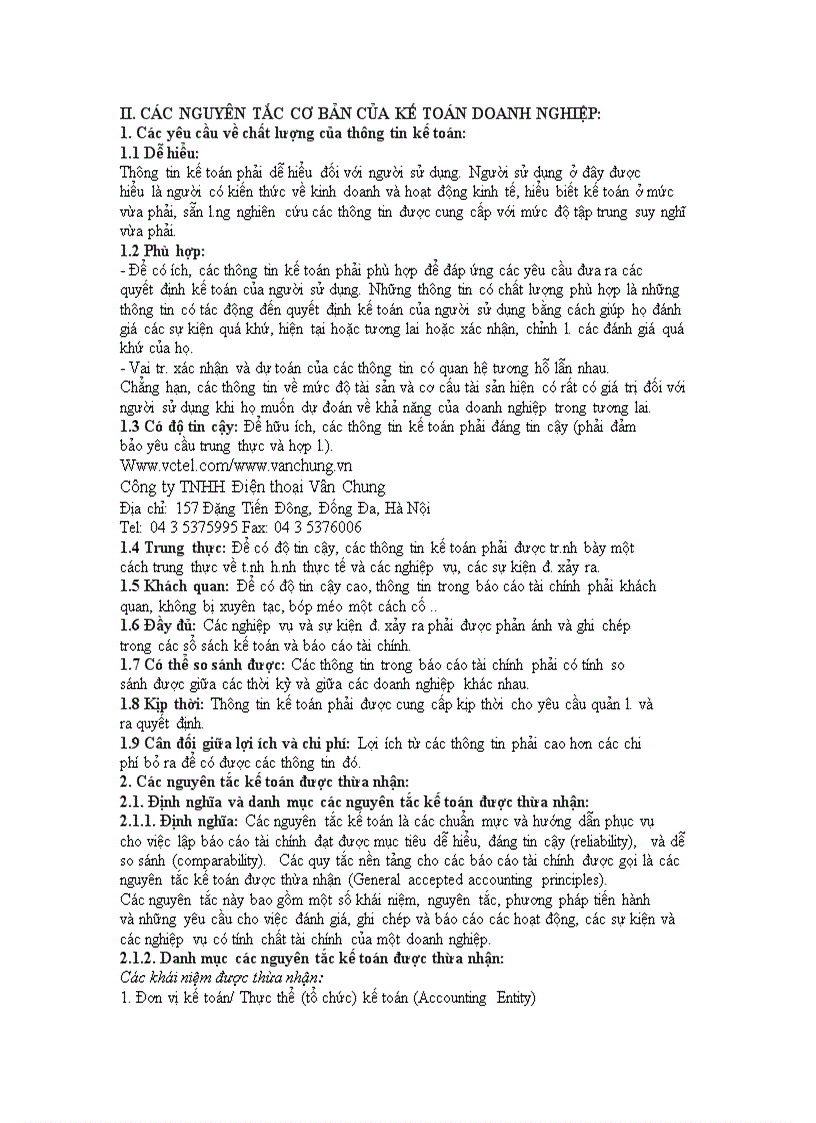image for page Các nguyên tắc cơ bản của kế toán tài chính doanh nghiệp 1