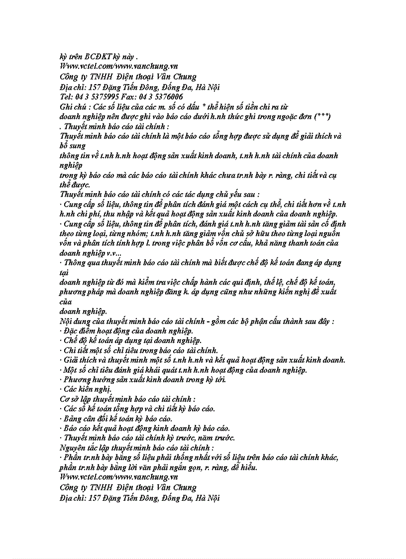 image for page Báo cáo tài chính