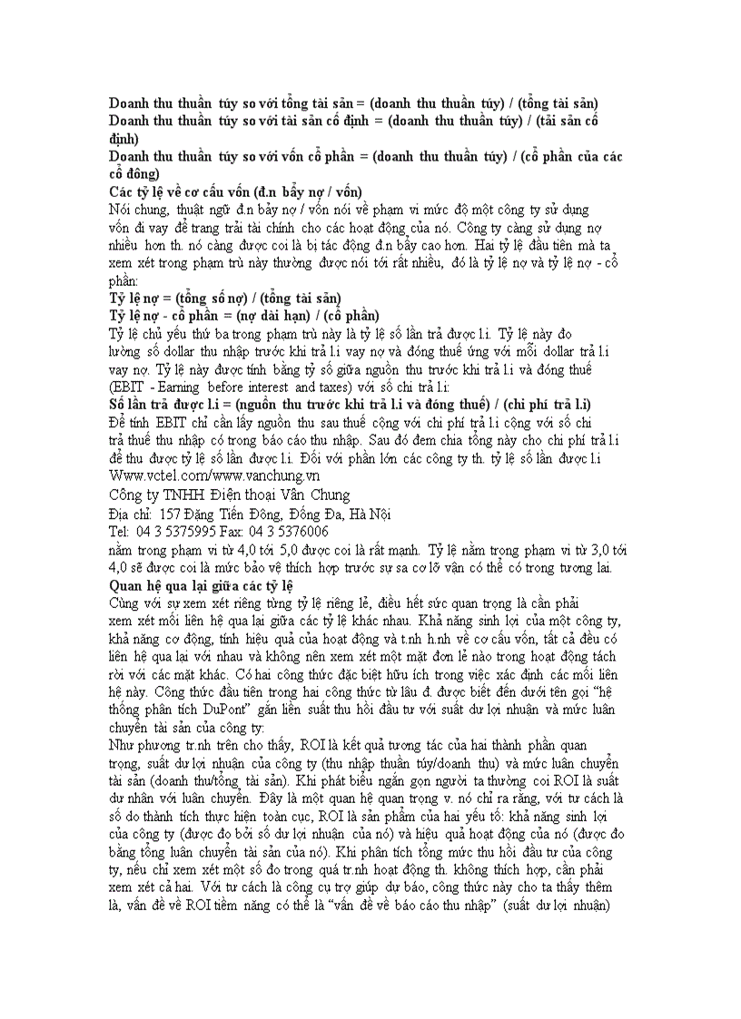 image for page Phân tích báo cáo tài chính