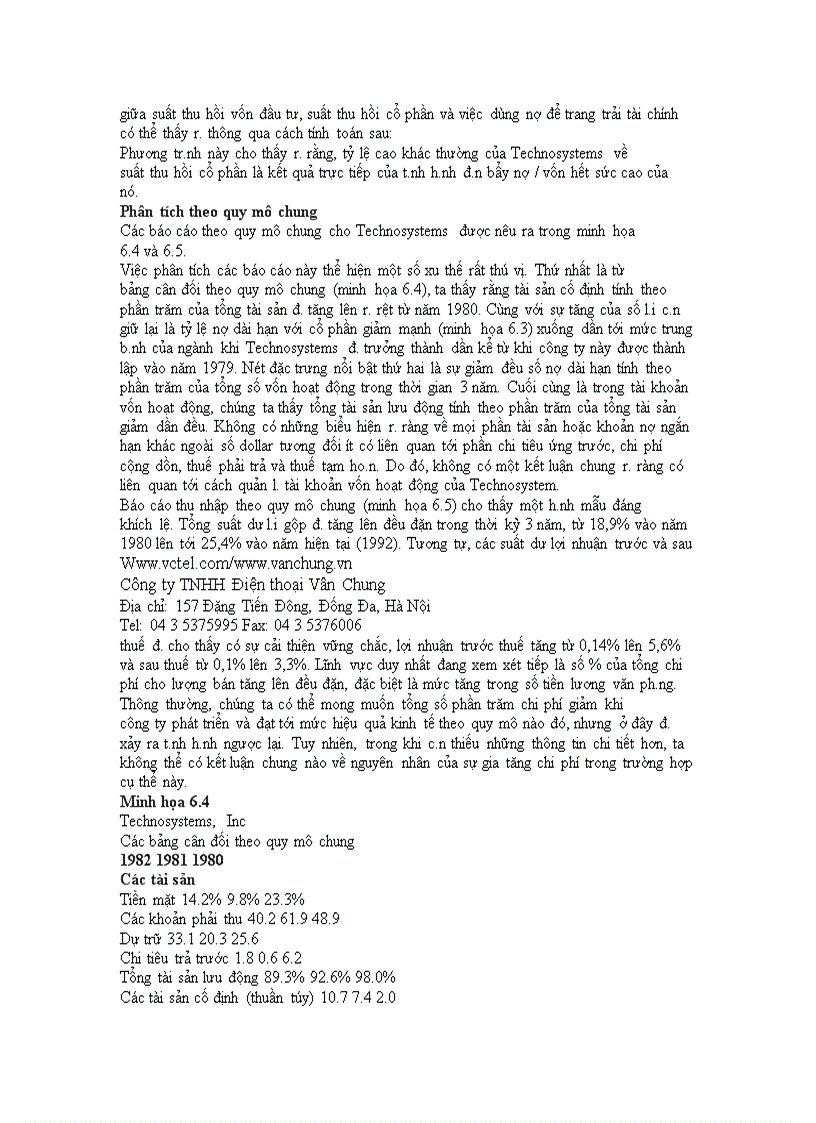 image for page Phân tích báo cáo tài chính