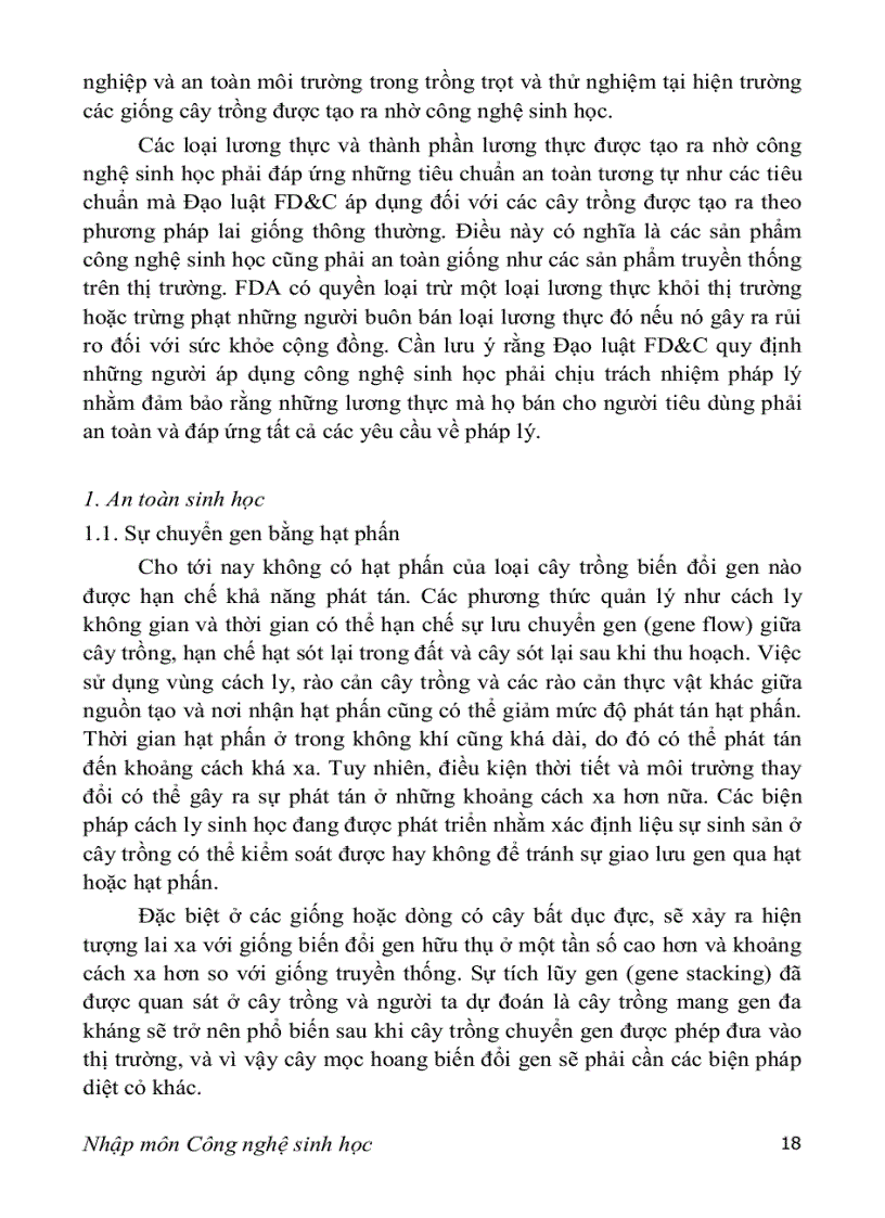 image for page Nhập môn công nghệ sinh học PGS TS Nguyễn Hoàng Lộc