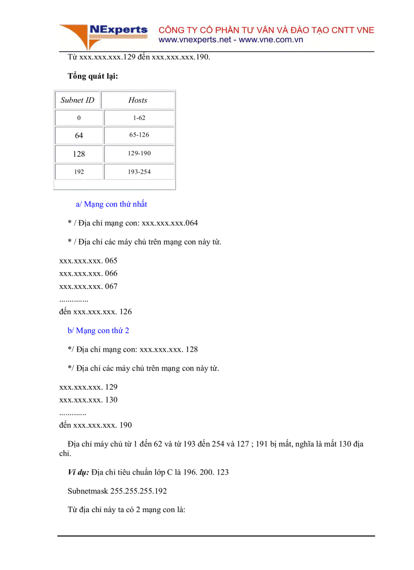 image for page Căn bản về IP