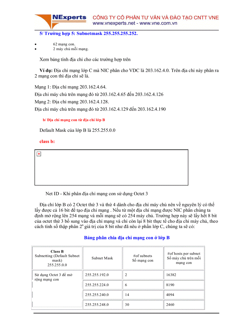 image for page Căn bản về IP