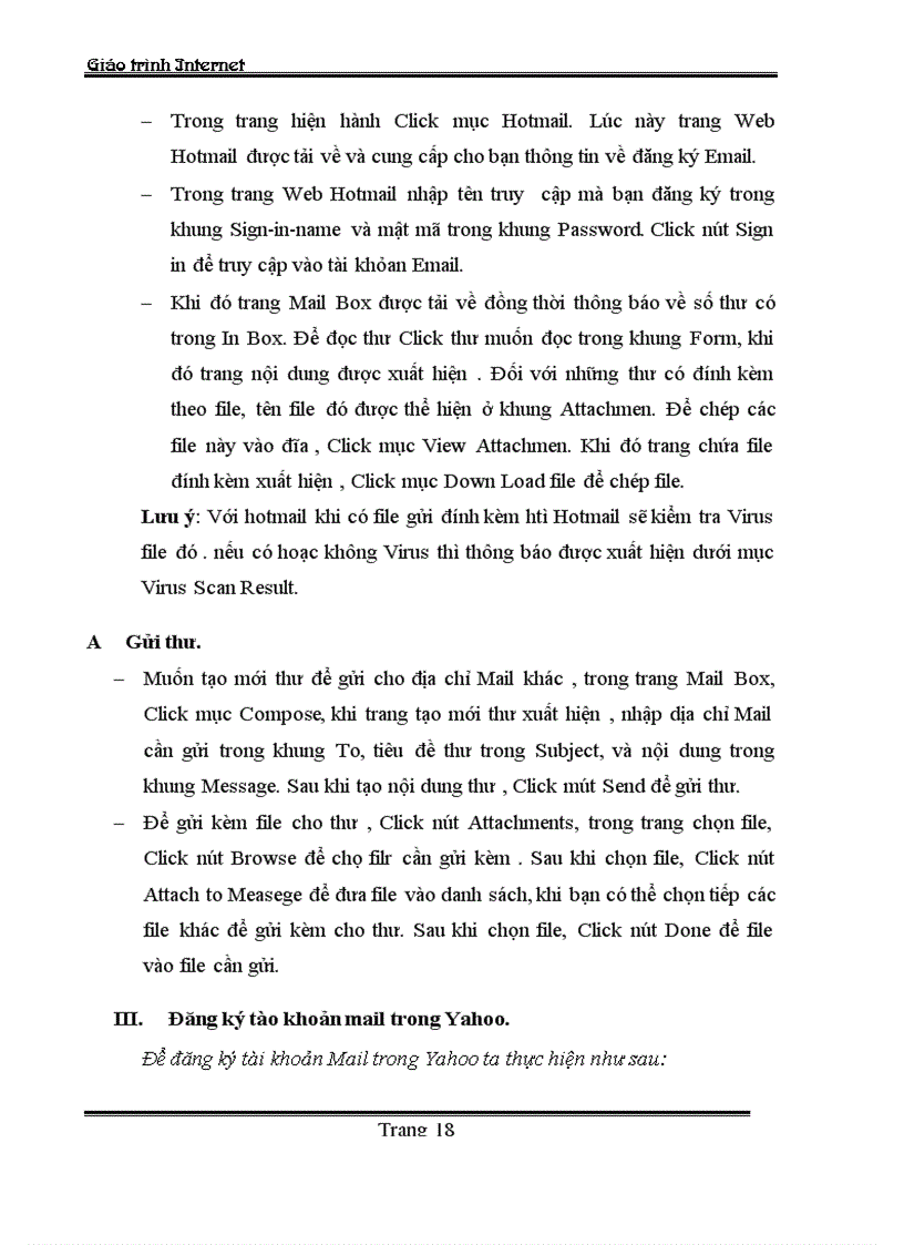 image for page Internet Mail