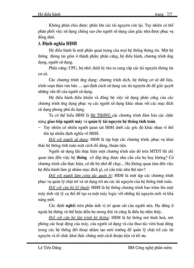 image for page Bài giảng môn Hệ Điều Hành