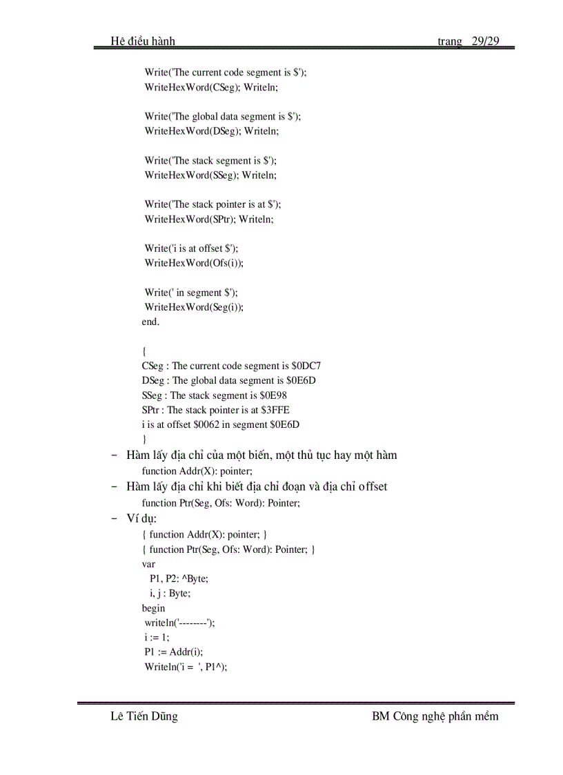 image for page Bài giảng môn Hệ Điều Hành