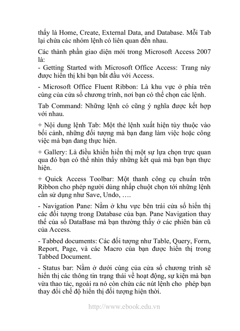 image for page Giáo trình Access 2007 dành cho các bạn mới bắt đầu học Access