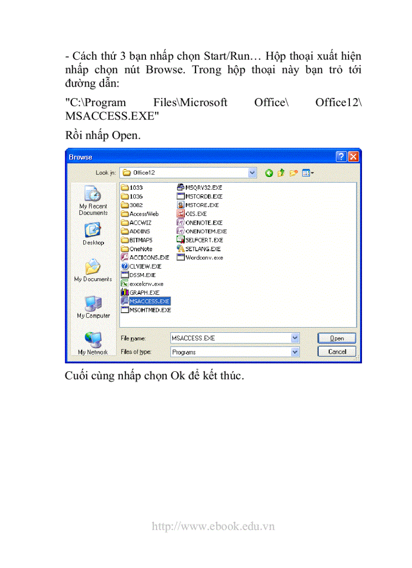 image for page Giáo trình Access 2007 dành cho các bạn mới bắt đầu học Access
