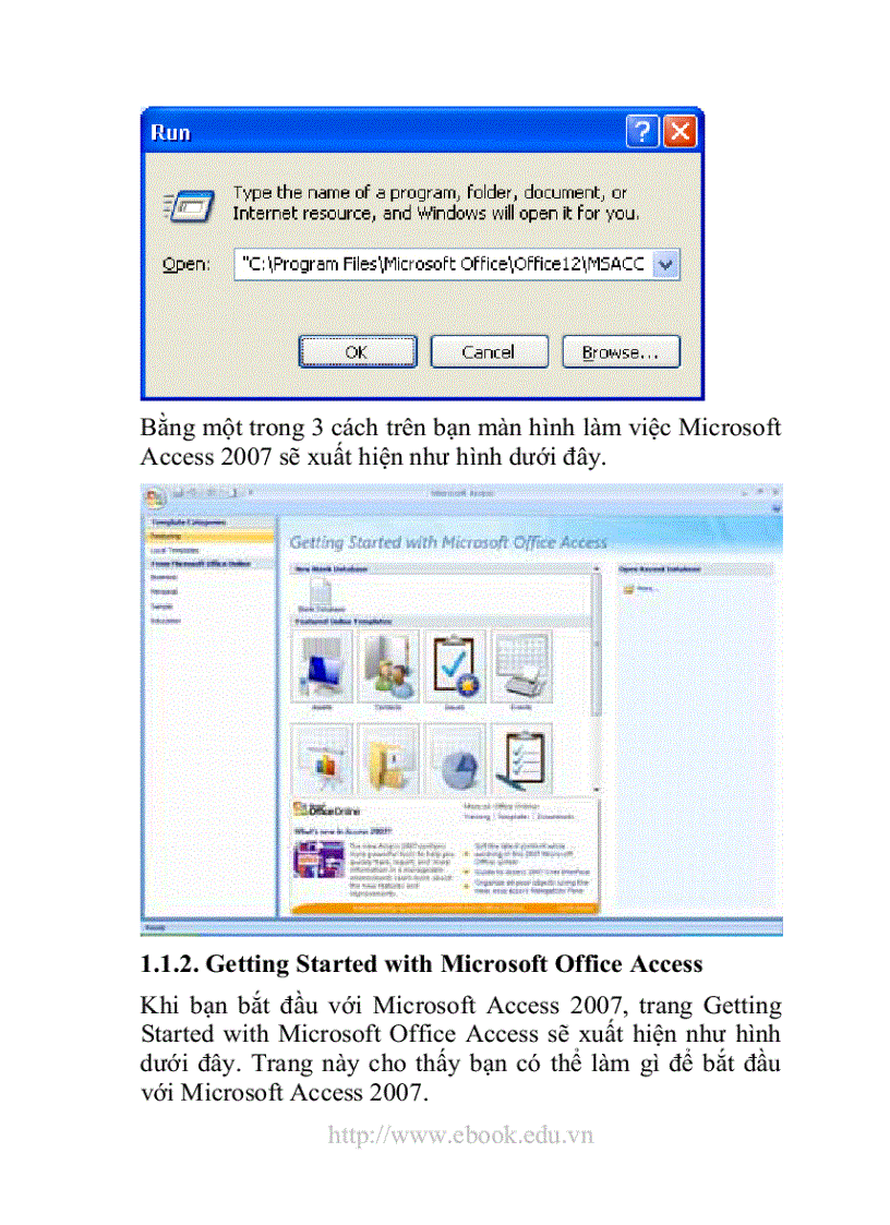 image for page Giáo trình Access 2007 dành cho các bạn mới bắt đầu học Access