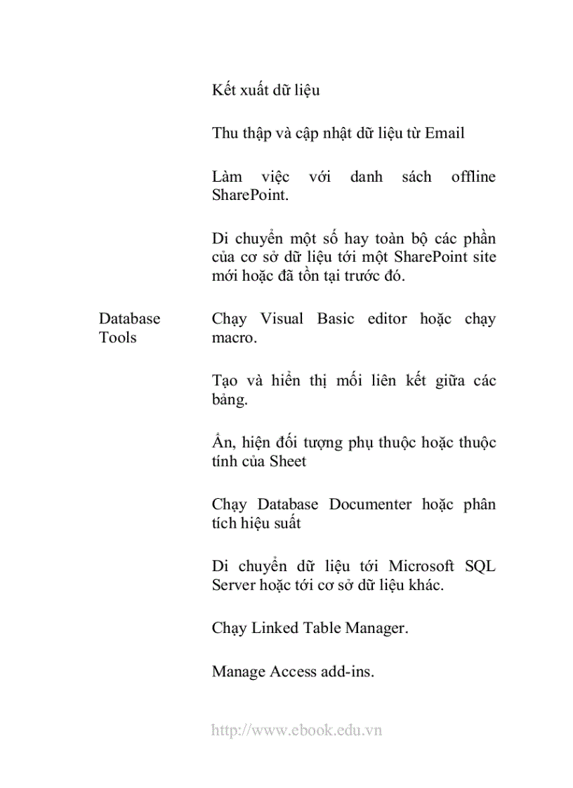 image for page Giáo trình Access 2007 dành cho các bạn mới bắt đầu học Access