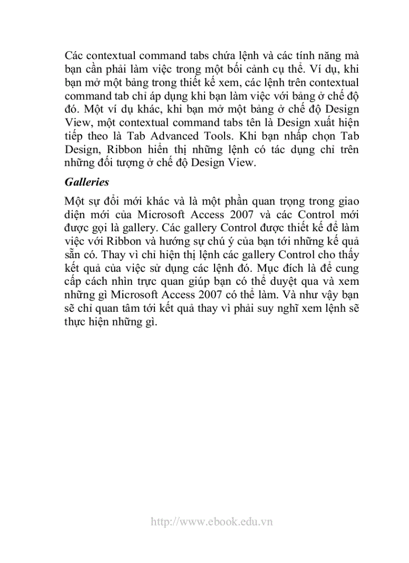 image for page Giáo trình Access 2007 dành cho các bạn mới bắt đầu học Access