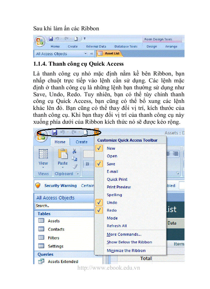 image for page Giáo trình Access 2007 dành cho các bạn mới bắt đầu học Access