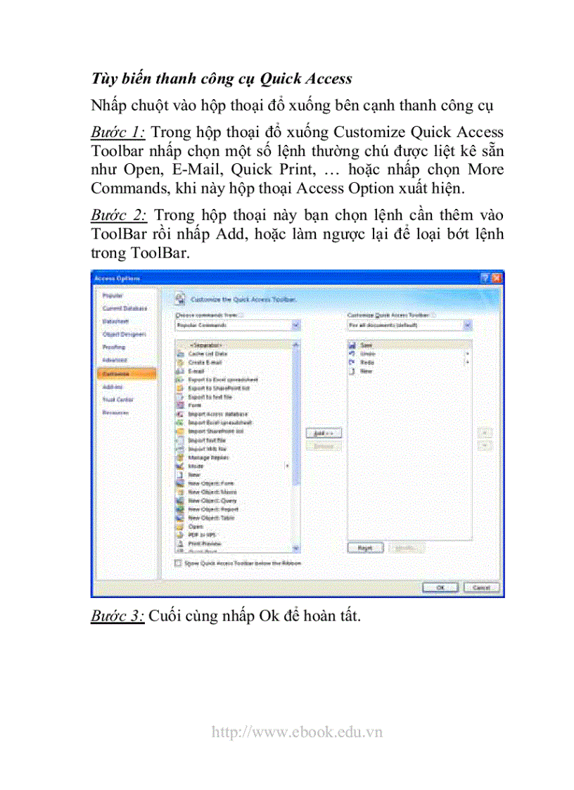 image for page Giáo trình Access 2007 dành cho các bạn mới bắt đầu học Access