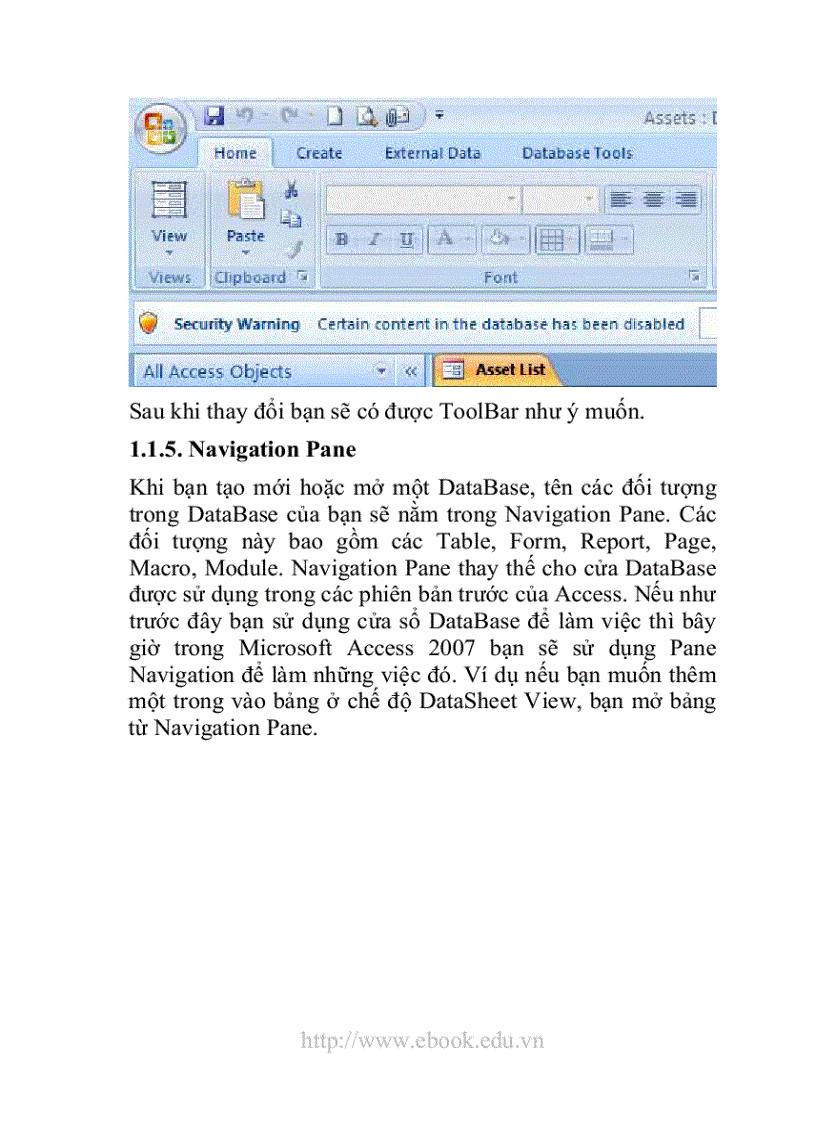 image for page Giáo trình Access 2007 dành cho các bạn mới bắt đầu học Access
