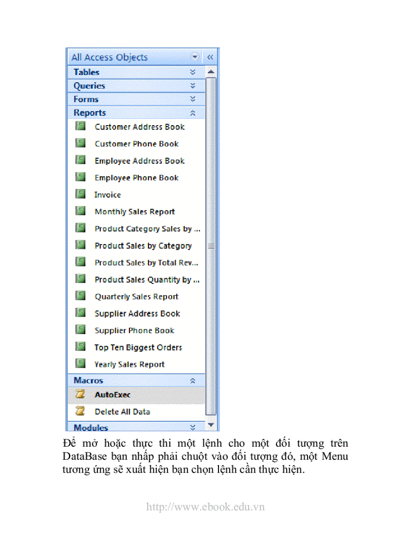 image for page Giáo trình Access 2007 dành cho các bạn mới bắt đầu học Access
