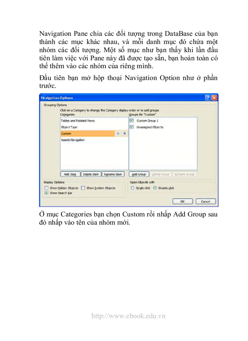 image for page Giáo trình Access 2007 dành cho các bạn mới bắt đầu học Access