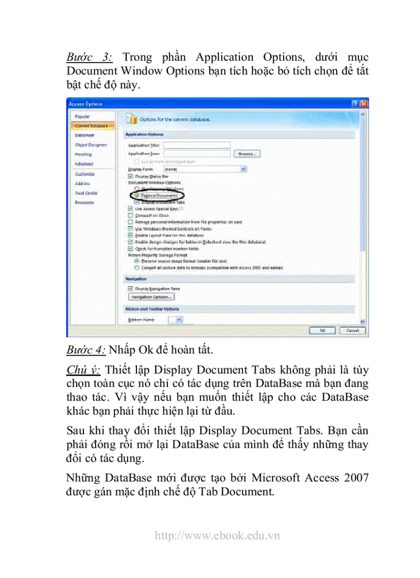 image for page Giáo trình Access 2007 dành cho các bạn mới bắt đầu học Access