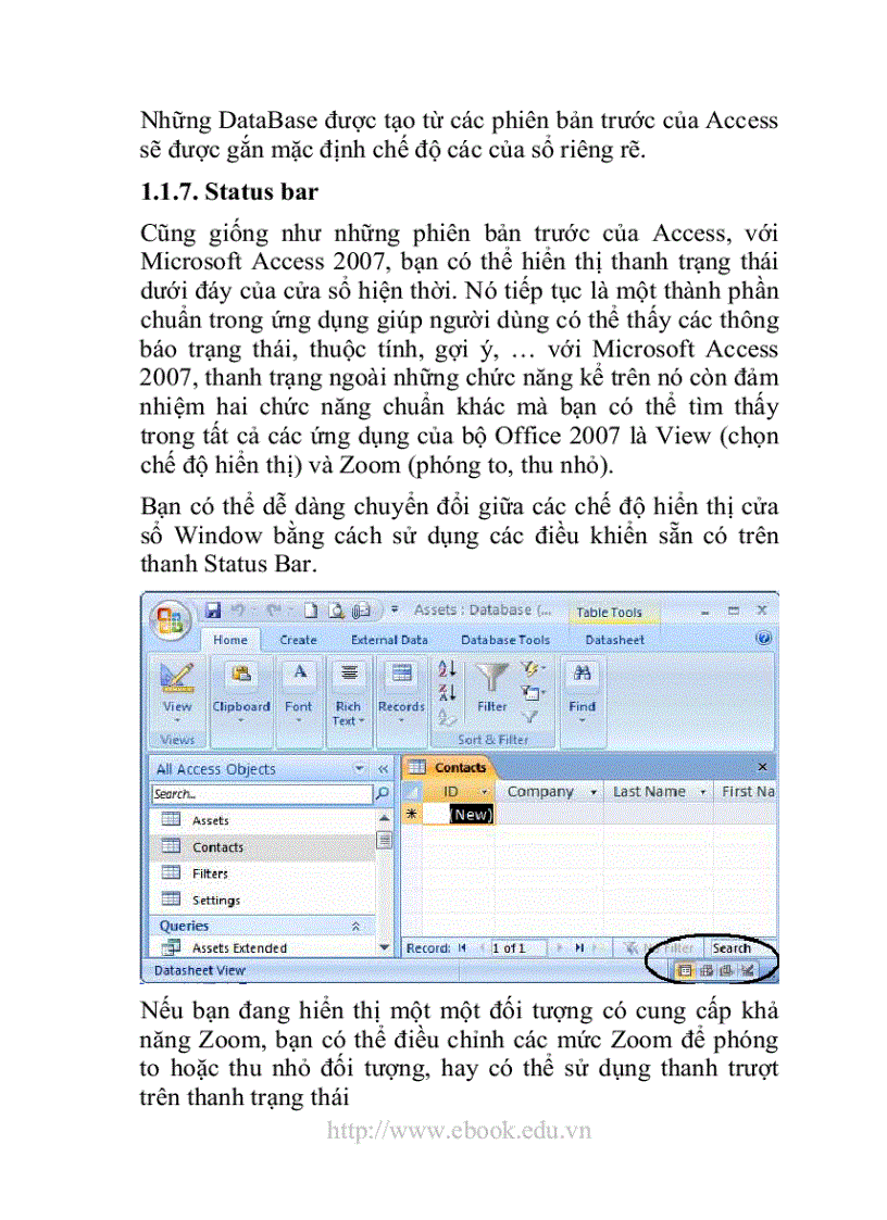 image for page Giáo trình Access 2007 dành cho các bạn mới bắt đầu học Access