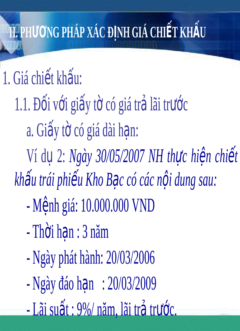 image for page Những vấn đề chung về nghiệp vụ chiết khấu