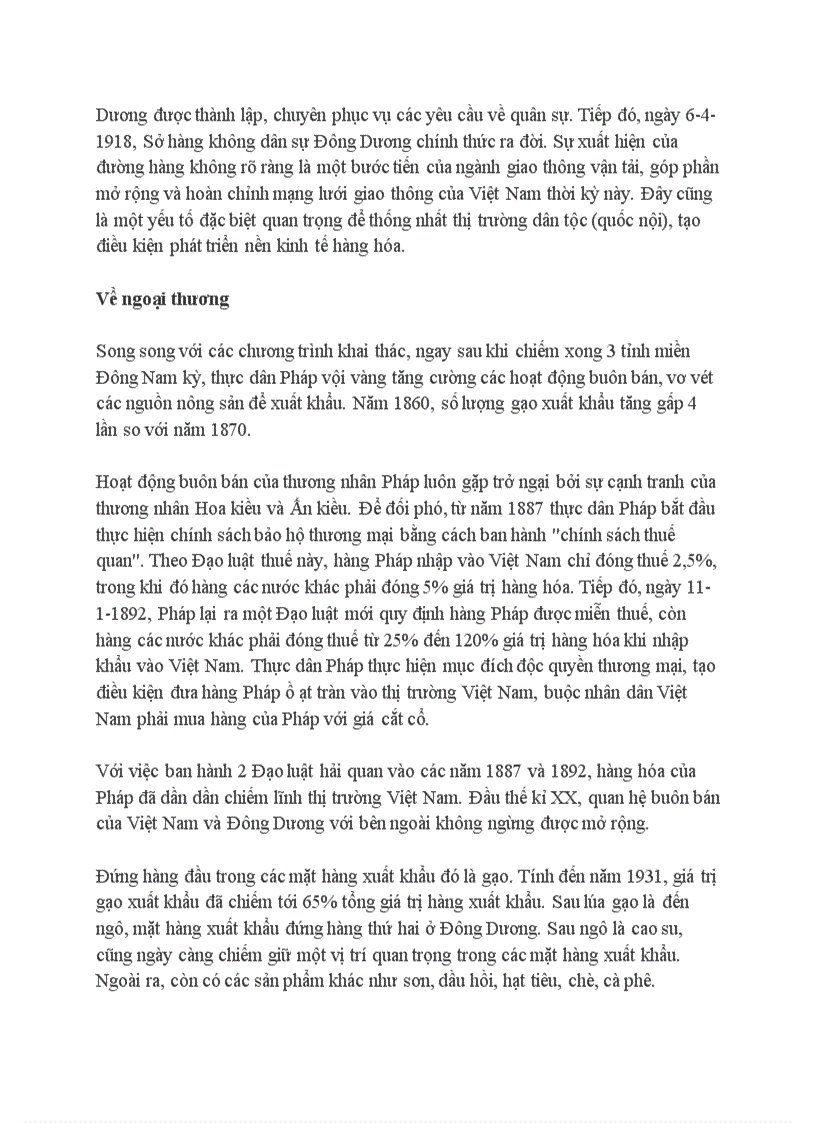 image for page Tác động tích cực và hạn chế của công cuộc tư bản hoá của thực dân Pháp ở Việt Nam từ 1858 1945