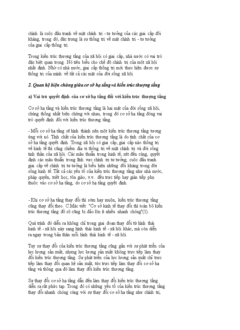 image for page Quy luật mối quan hệ biện chứng giữa cơ sở hạ tầng và kiến trúc thượng tầng