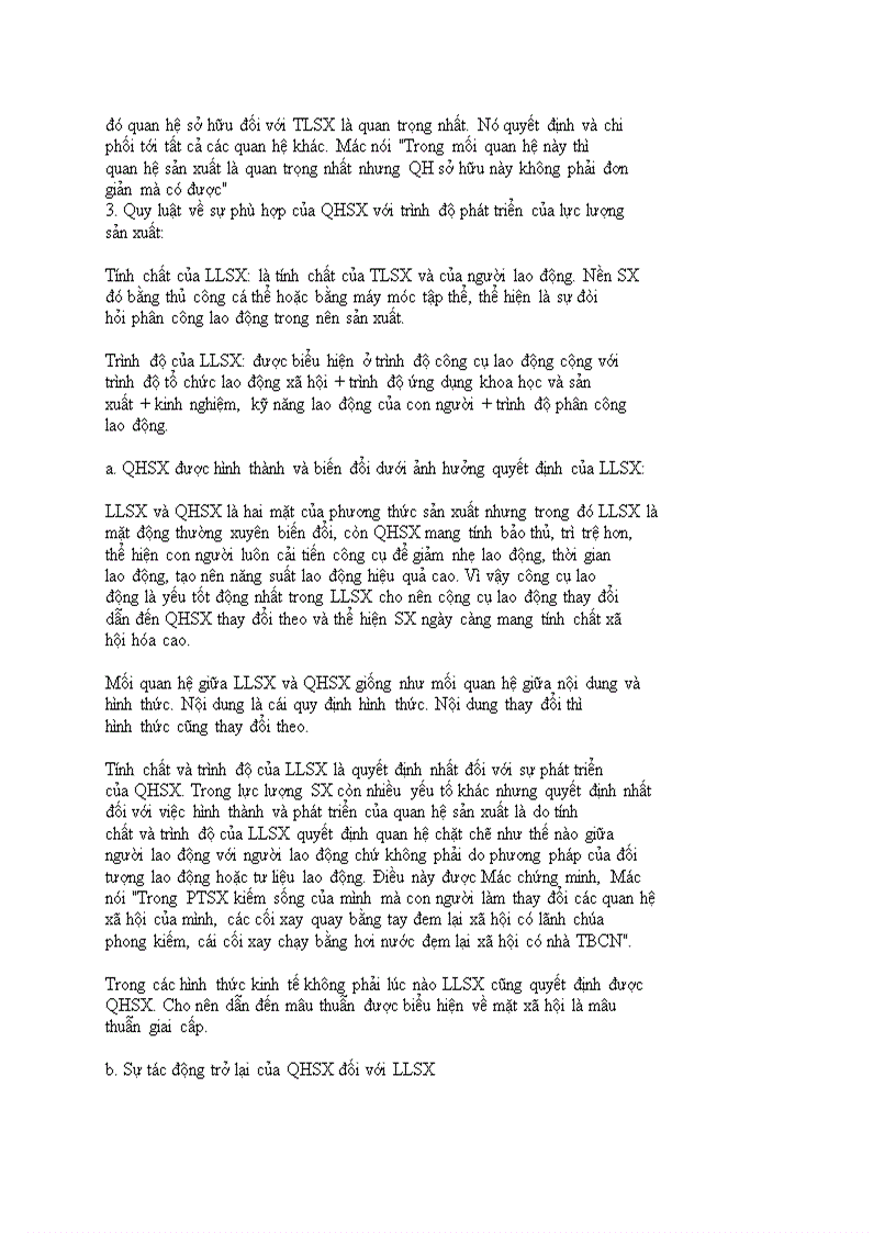 image for page Phân tích nội dung quy luật quan hệ sản xuất phù hợp với tính chất và trình độ phát triển của lực lượng sản xuất Vận dụng quy luật này ở Việt Nam