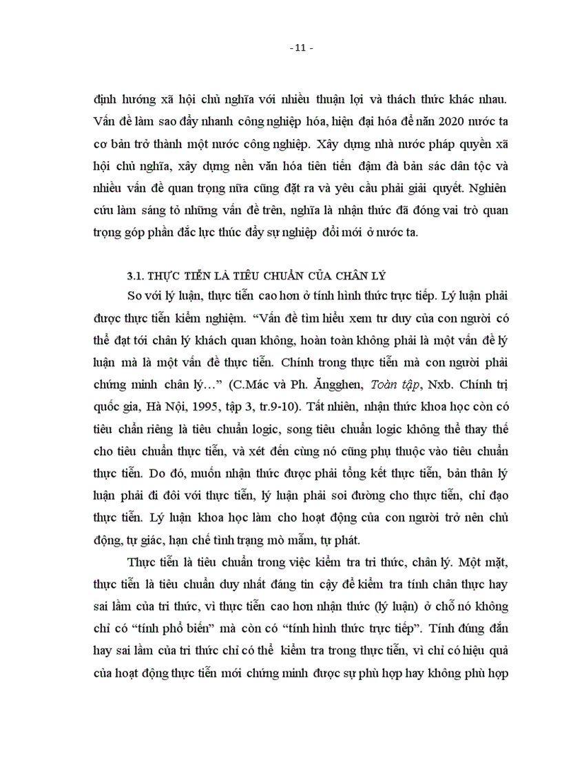 image for page Vai trò của thực tiễn đối với nhận thức