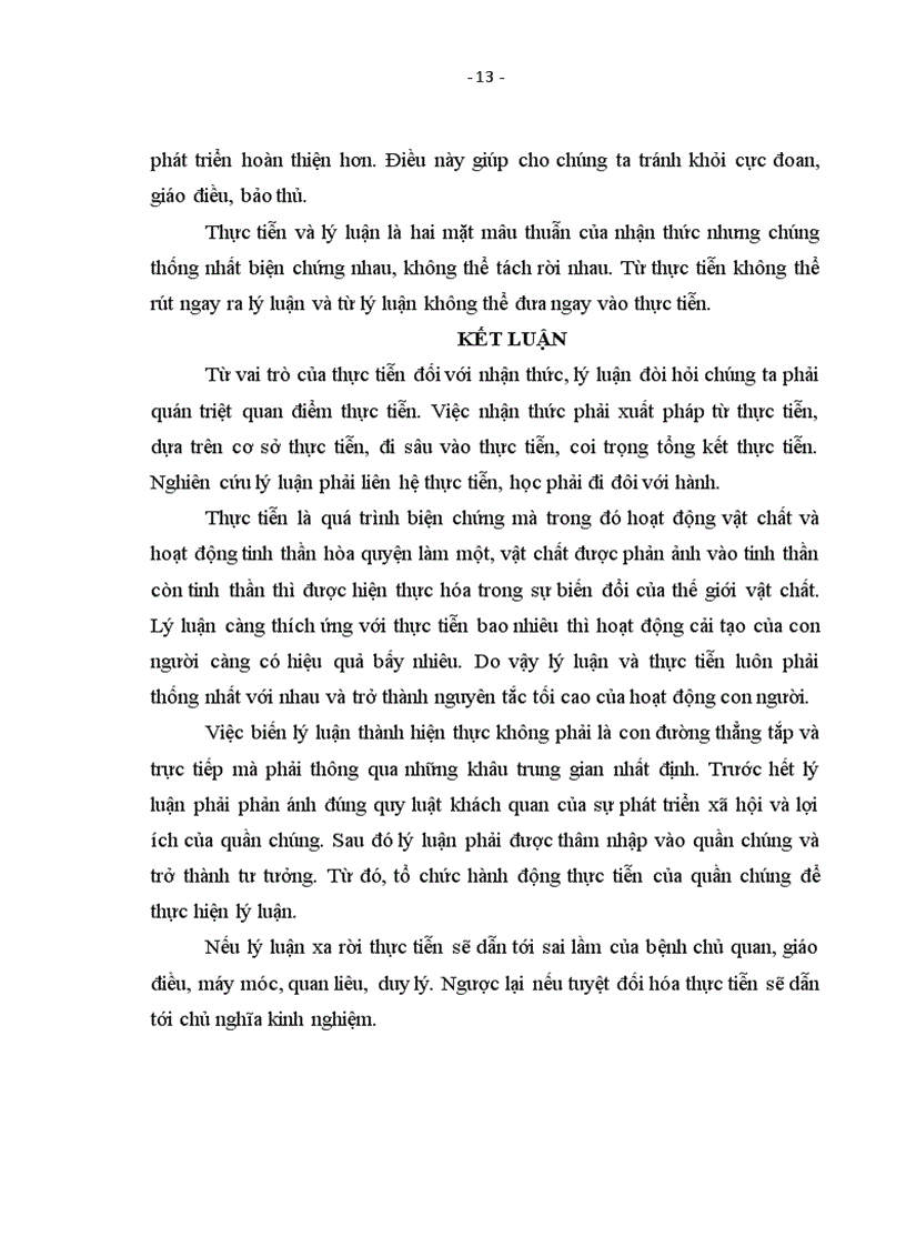 image for page Vai trò của thực tiễn đối với nhận thức